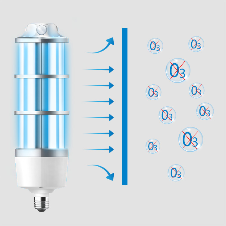 Ampoule de maïs UVC 60 watts UV-C sans ozone 254 nm U10-60W luminaire intelligent